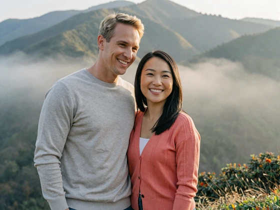 Doug and Jheng, an international couple who found lasting love through Asian women dating